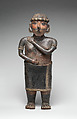 Standing Female Figure, Nayarit artist(s), Ceramic, slip, Nayarit