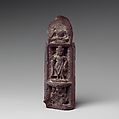 Three-Sided Section of a Portable Shrine with Scenes from the Life of the Buddha, Phyllitic schist, Pakistan (ancient region of Gandhara)