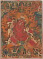 Guru Dragpo, Distemper on cotton, Tibet