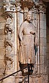 King Clovis I, Limestone with traces of paint, French