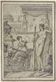 Design for an Allegorical Print, Louis Lafitte (French, Paris 1770–1828 Paris), Pen and black ink