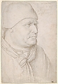 Portrait of Alain de Coëtivy (1407–1474), Jean Fouquet (French, Tours ca. 1425–ca. 1478 Tours), Metalpoint, black chalk on white prepared paper