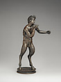 Satyr, Antico (Pier Jacopo Alari Bonacolsi) (Italian, Mantua ca. 1460–1528 Gazzuolo), Bronze, with remains of dark brown lacquer, Italian, Mantua