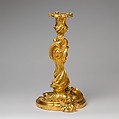 Pair of candlesticks (flambeaux or chandeliers), After designs by Juste Aurèle Meissonnier (French, Turin 1695–1750 Paris), Gilt bronze, French, Paris